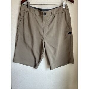 Mens Rip Curl Boardwalk Mirage Performance Board Shorts, Tan, Size 32